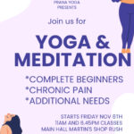 Join Yoga & Meditation Class Friday from 8th Nov
